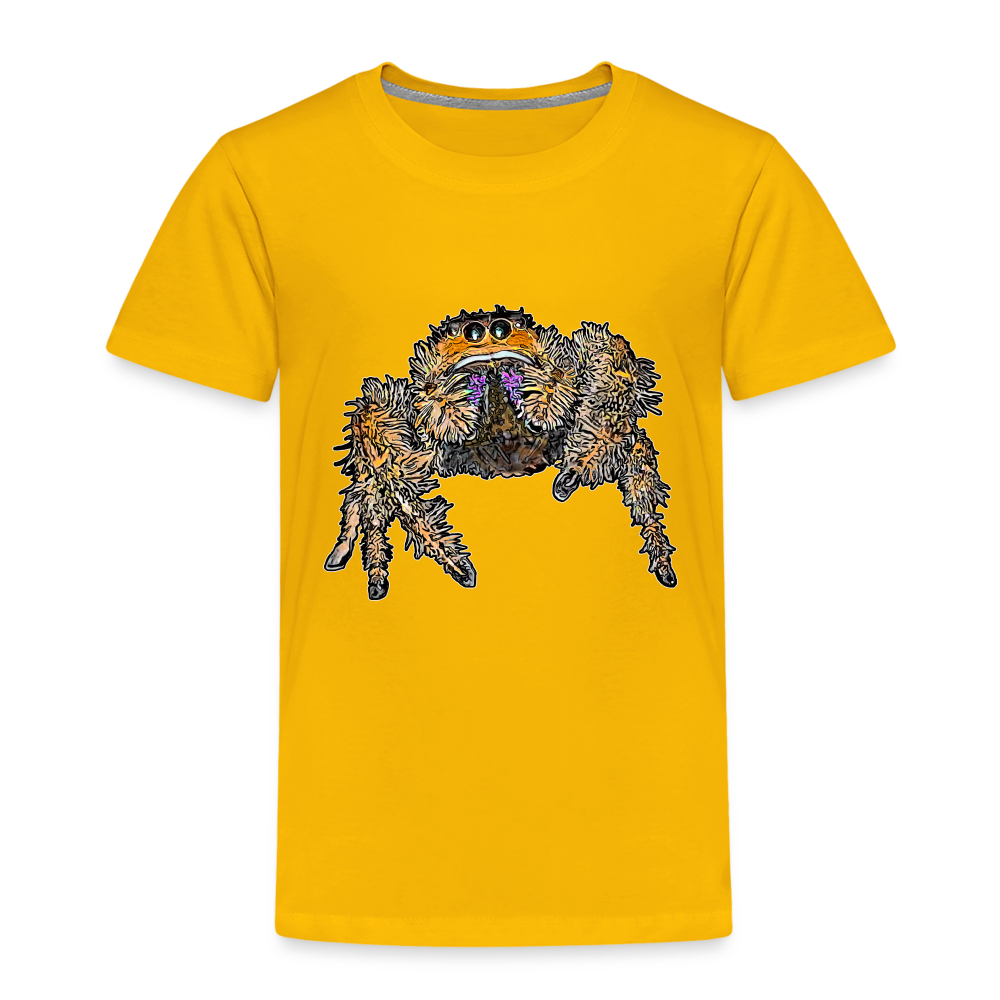 Kinder Basic T-Shirt Phidippus regius Everglades female - Sonnengelb