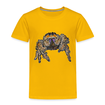 Kinder Basic T-Shirt Phidippus regius Everglades female - Sonnengelb