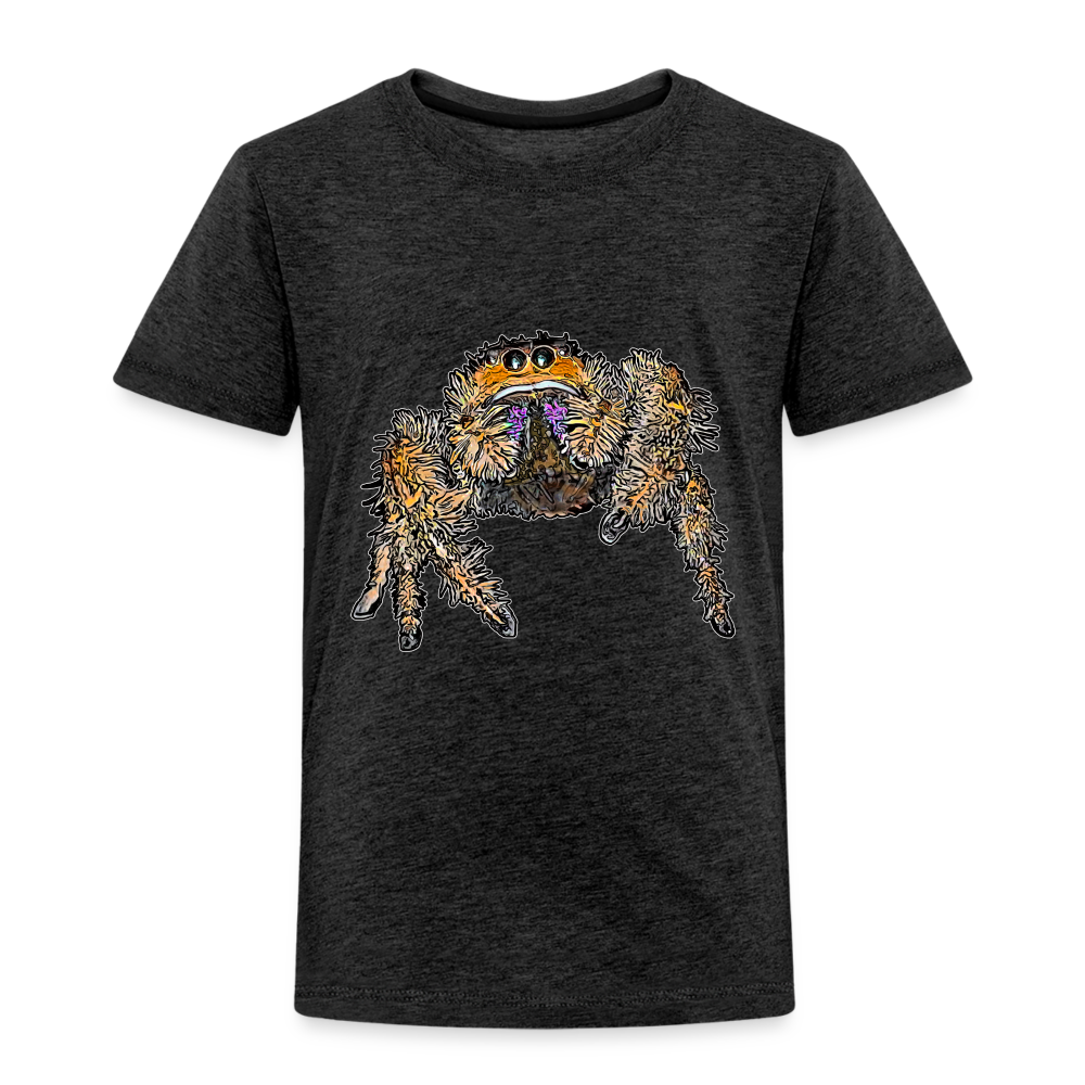 Kinder Basic T-Shirt Phidippus regius Everglades female - Anthrazit