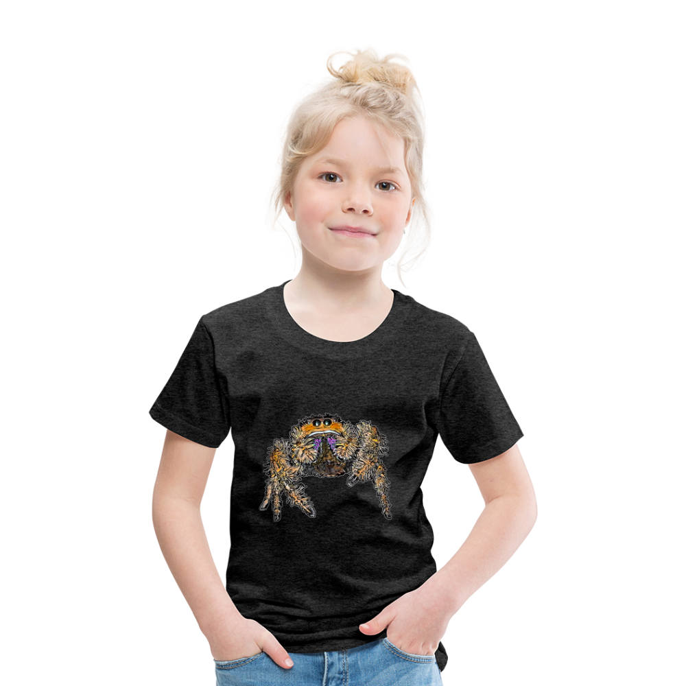 Kinder Basic T-Shirt Phidippus regius Everglades female - Anthrazit