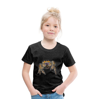 Kinder Basic T-Shirt Phidippus regius Everglades female - Anthrazit