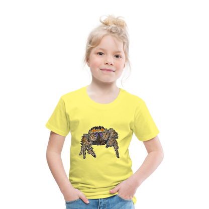 Kinder Basic T-Shirt Phidippus regius Everglades female - Gelb