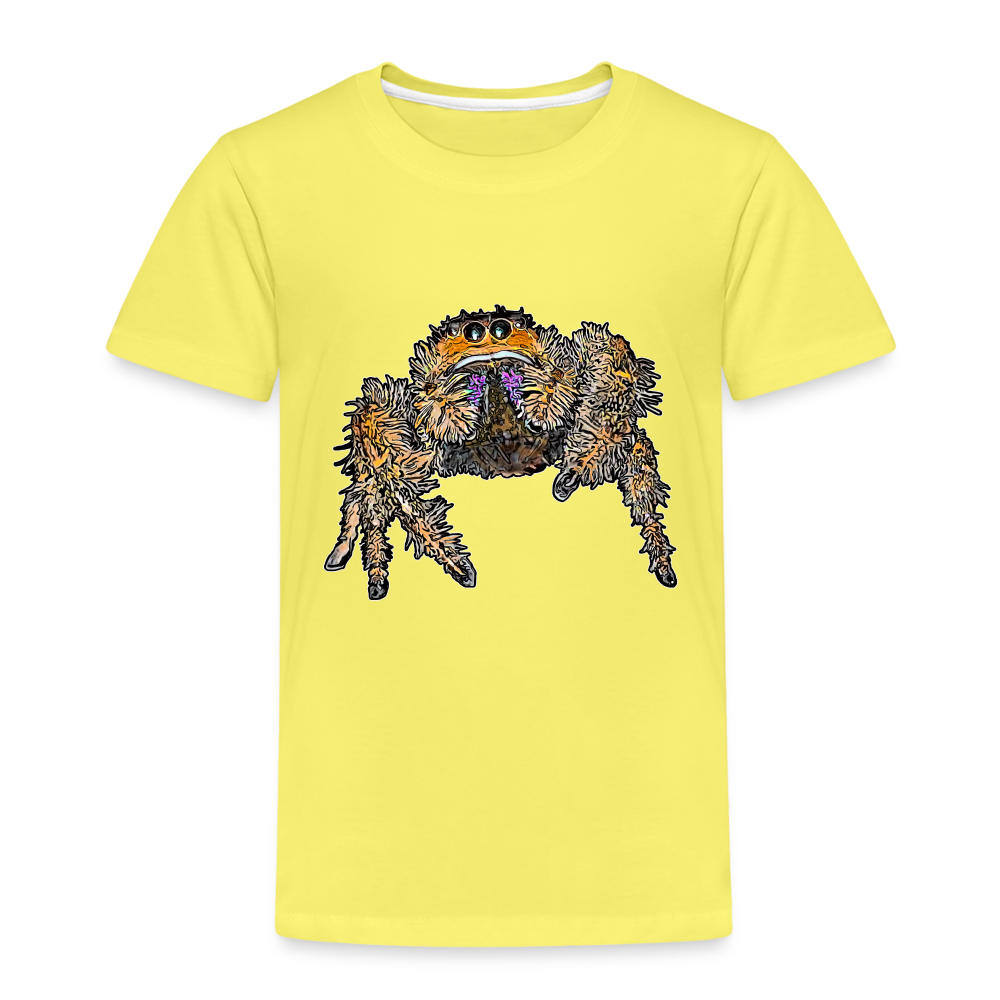 Kinder Basic T-Shirt Phidippus regius Everglades female - Gelb