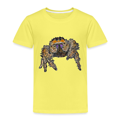 Kinder Basic T-Shirt Phidippus regius Everglades female - Gelb