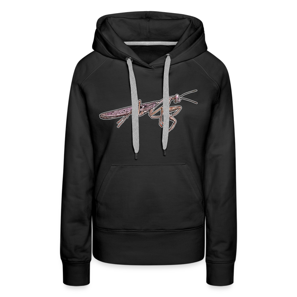 Frauen Hoodie Rhombodera kirbyi Male - Schwarz