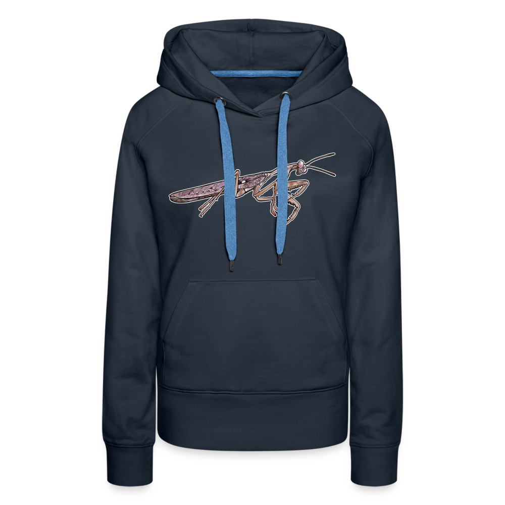 Frauen Hoodie Rhombodera kirbyi Male - Navy