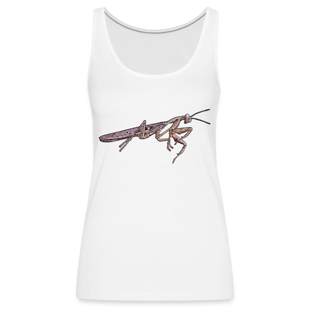 Frauen Tank Top Rhombodera kirbyi Male - weiß