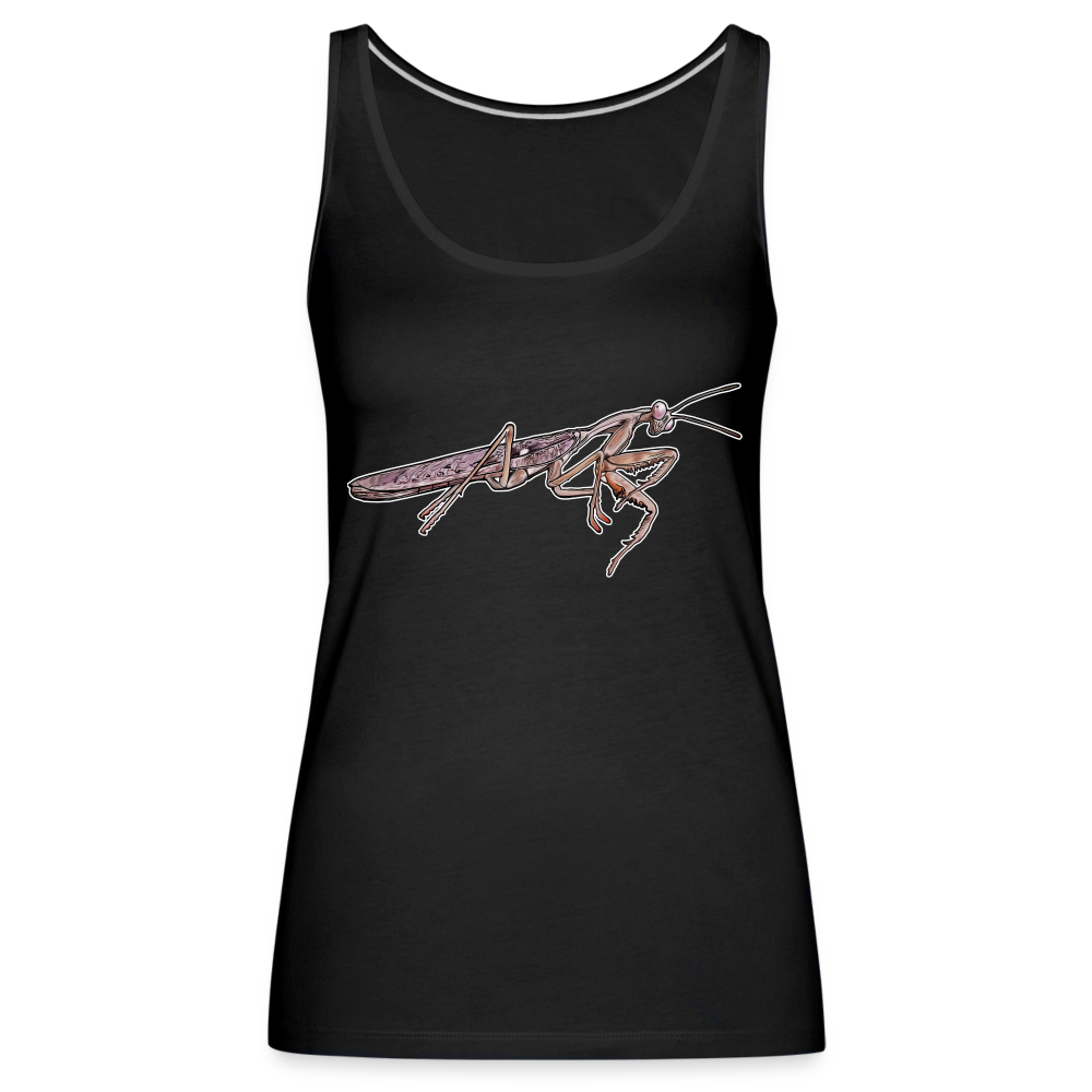 Frauen Tank Top Rhombodera kirbyi Male - Schwarz