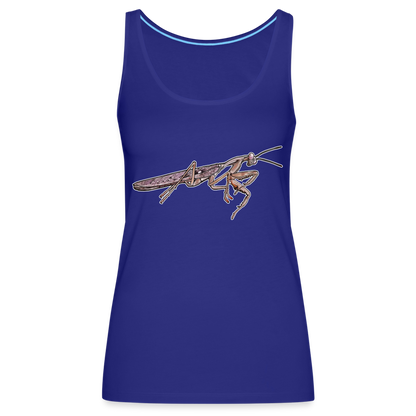 Frauen Tank Top Rhombodera kirbyi Male - Königsblau