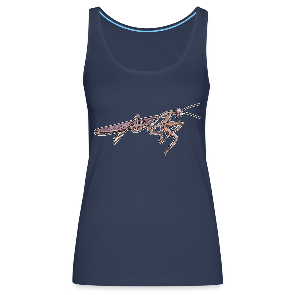 Frauen Tank Top Rhombodera kirbyi Male - Navy