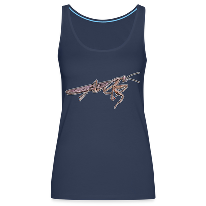 Frauen Tank Top Rhombodera kirbyi Male - Navy