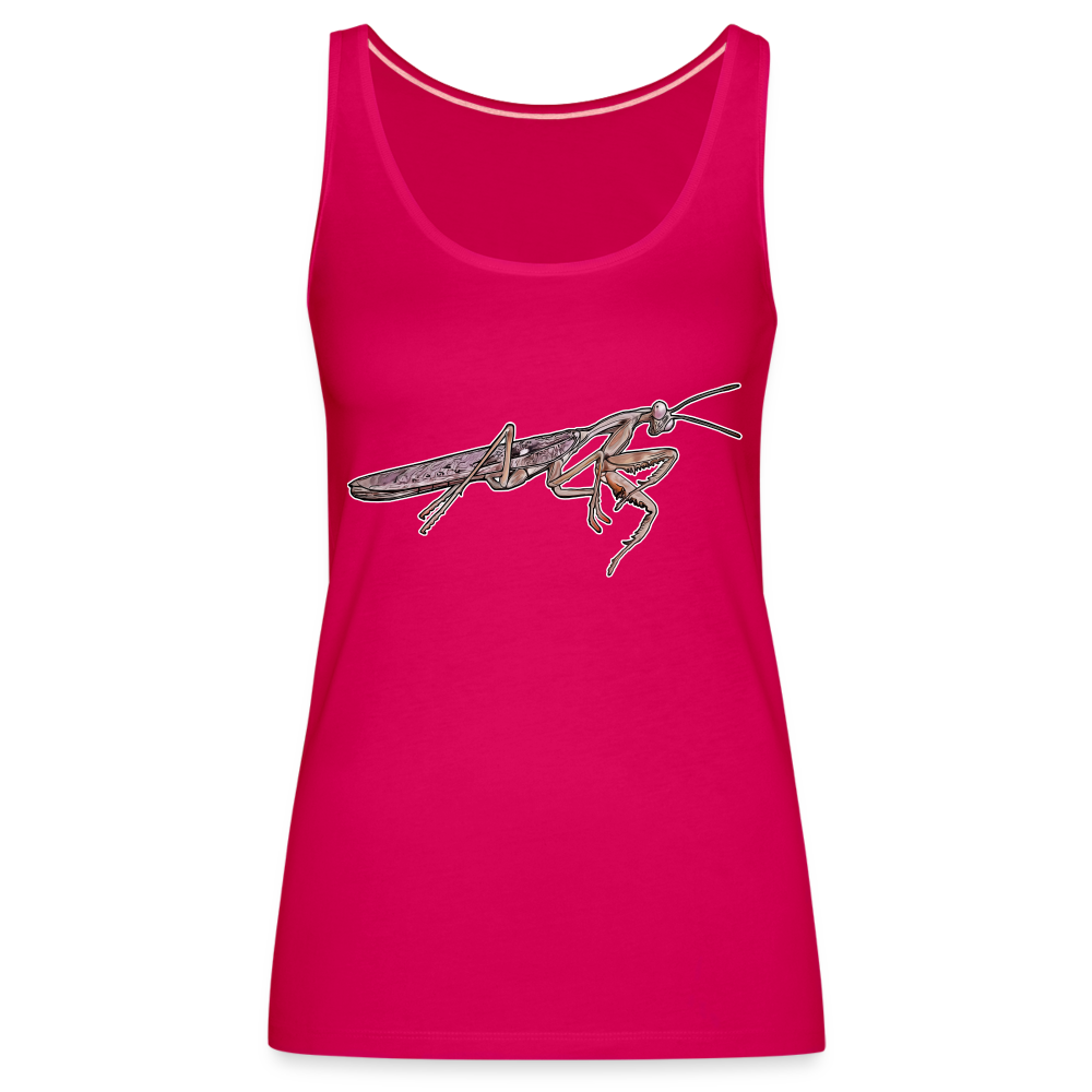Frauen Tank Top Rhombodera kirbyi Male - dunkles Pink