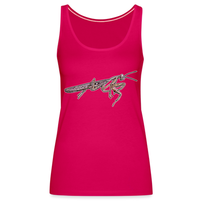 Frauen Tank Top Rhombodera kirbyi Male - dunkles Pink