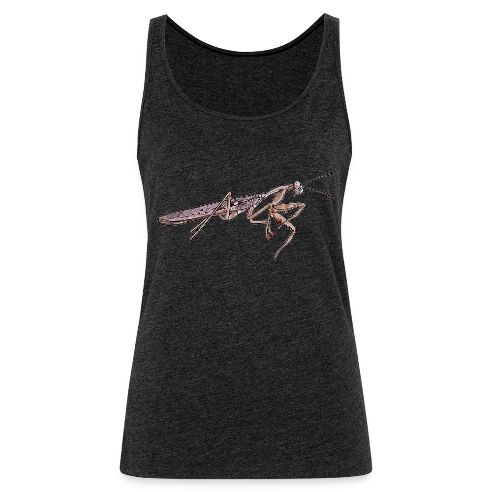 Frauen Tank Top Rhombodera kirbyi Male - Anthrazit