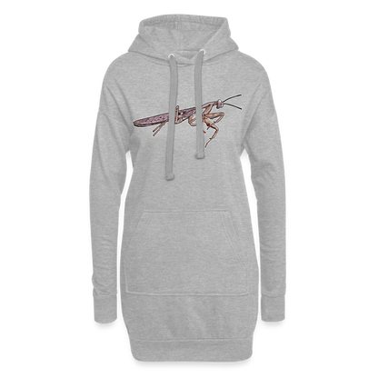 Hoodie-Kleid Rhombodera kirbyi Male - Grau meliert