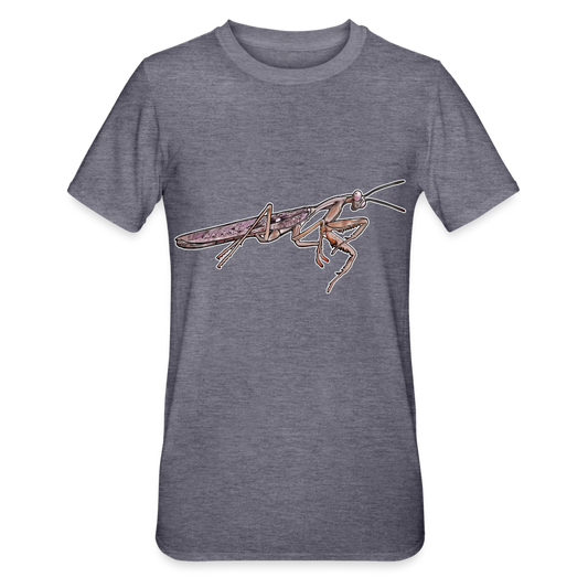Unisex T-Shirt Rhombodera kirbyi Male - Navy meliert
