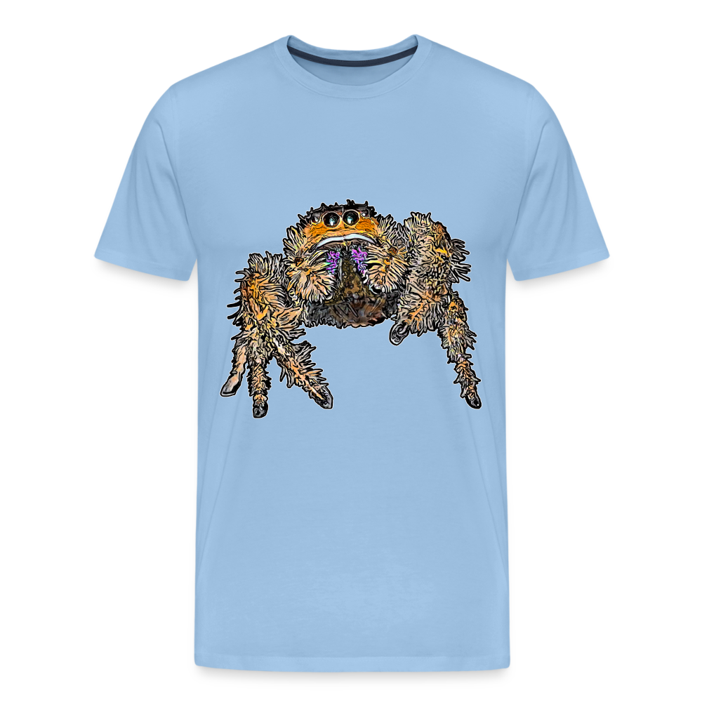 Männer Basic T-Shirt Phidippus regius Everglades female - Sky