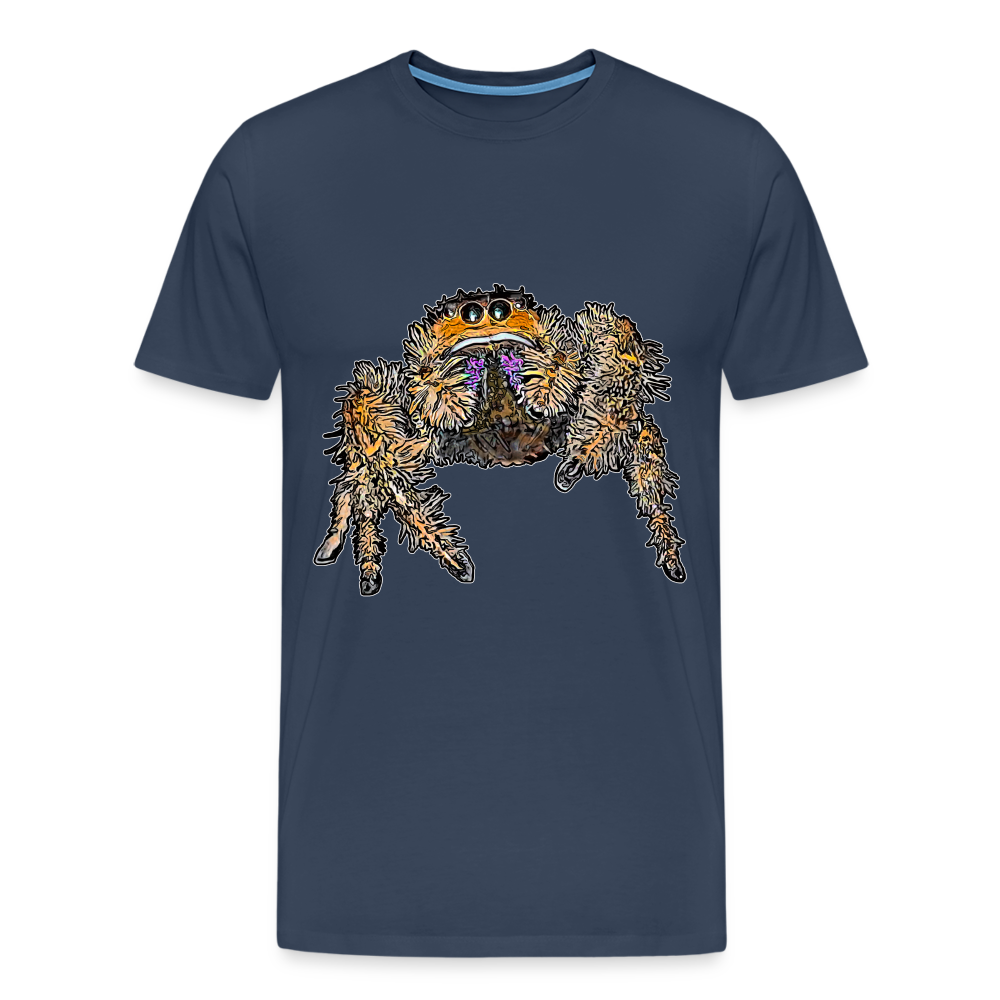 Männer Basic T-Shirt Phidippus regius Everglades female - Navy