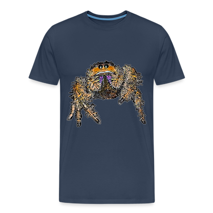 Männer Basic T-Shirt Phidippus regius Everglades female - Navy
