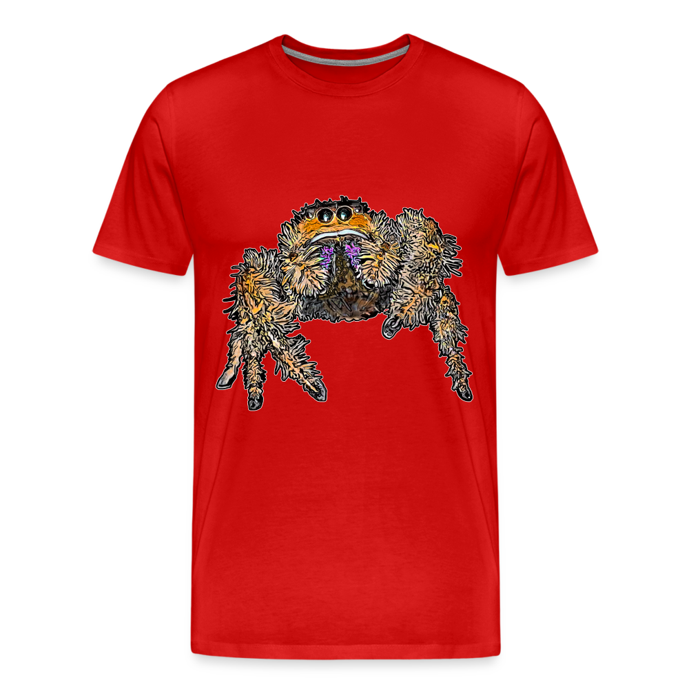 Männer Basic T-Shirt Phidippus regius Everglades female - Rot