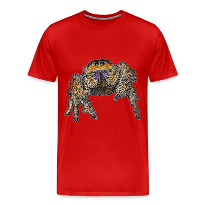 Männer Basic T-Shirt Phidippus regius Everglades female - Rot
