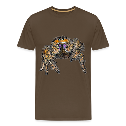 Männer Basic T-Shirt Phidippus regius Everglades female - Edelbraun