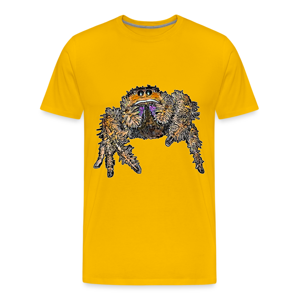 Männer Basic T-Shirt Phidippus regius Everglades female - Sonnengelb