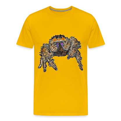 Männer Basic T-Shirt Phidippus regius Everglades female - Sonnengelb