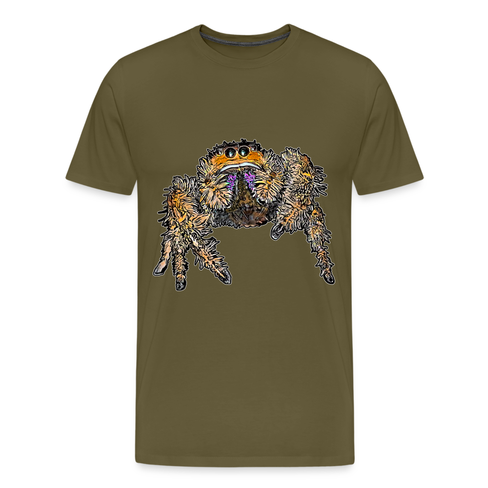 Männer Basic T-Shirt Phidippus regius Everglades female - Khaki
