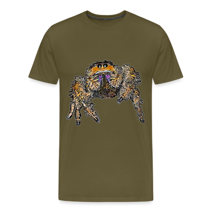 Männer Basic T-Shirt Phidippus regius Everglades female - Khaki