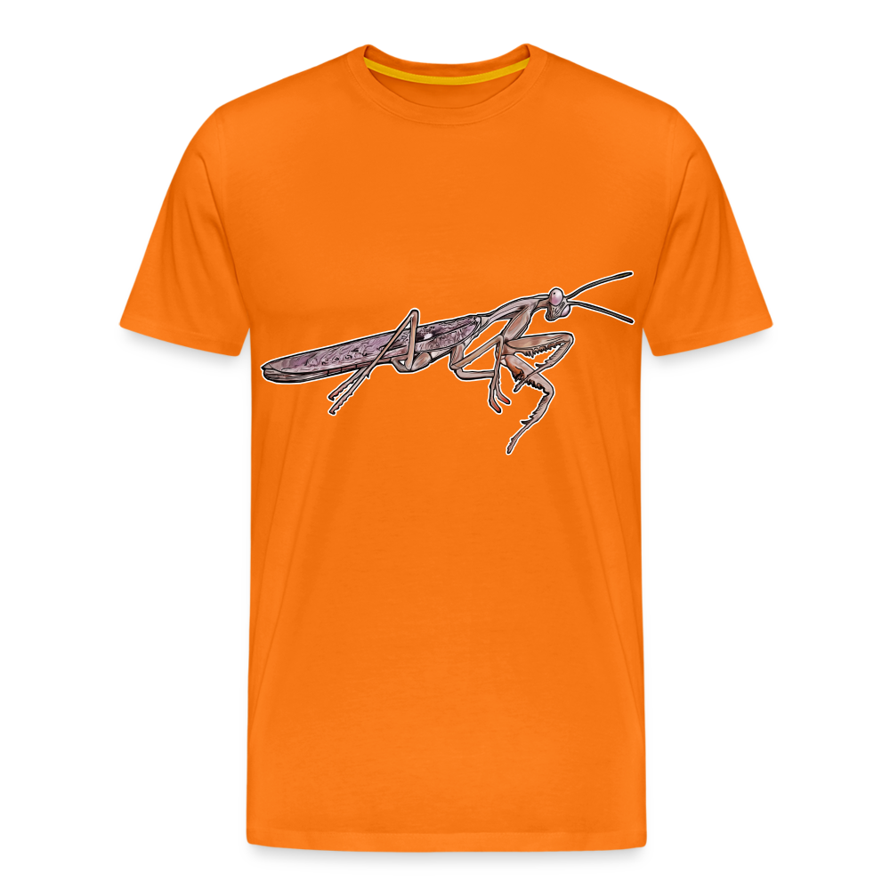 Männer Basic T-Shirt Rhombodera kirbyi Male - Orange
