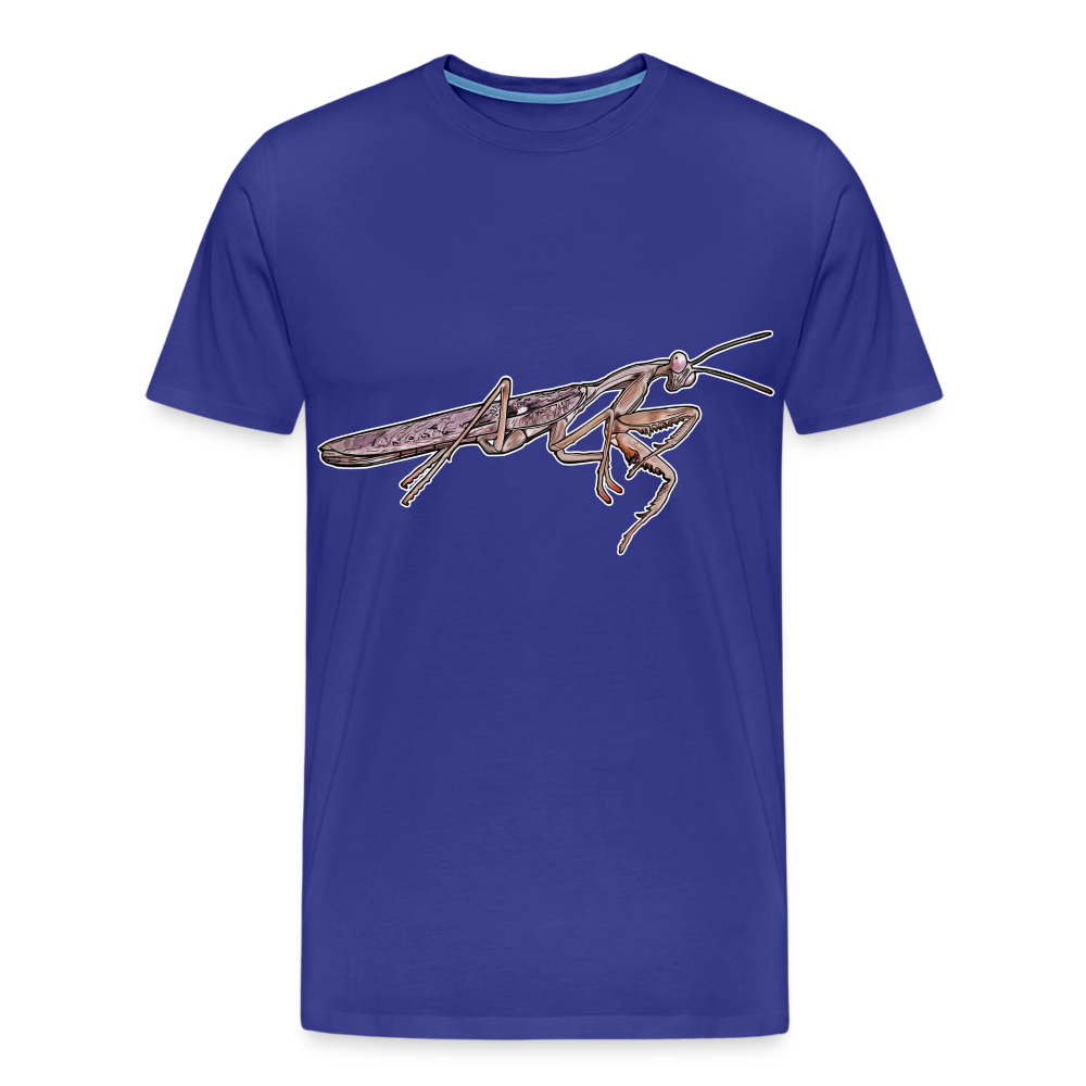 Männer Basic T-Shirt Rhombodera kirbyi Male - Königsblau