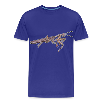 Männer Basic T-Shirt Rhombodera kirbyi Male - Königsblau