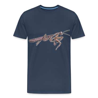 Männer Basic T-Shirt Rhombodera kirbyi Male - Navy