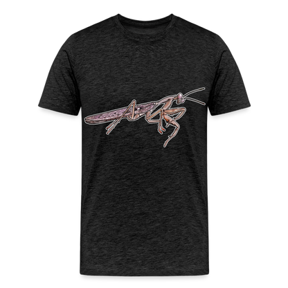 Männer Basic T-Shirt Rhombodera kirbyi Male - Anthrazit