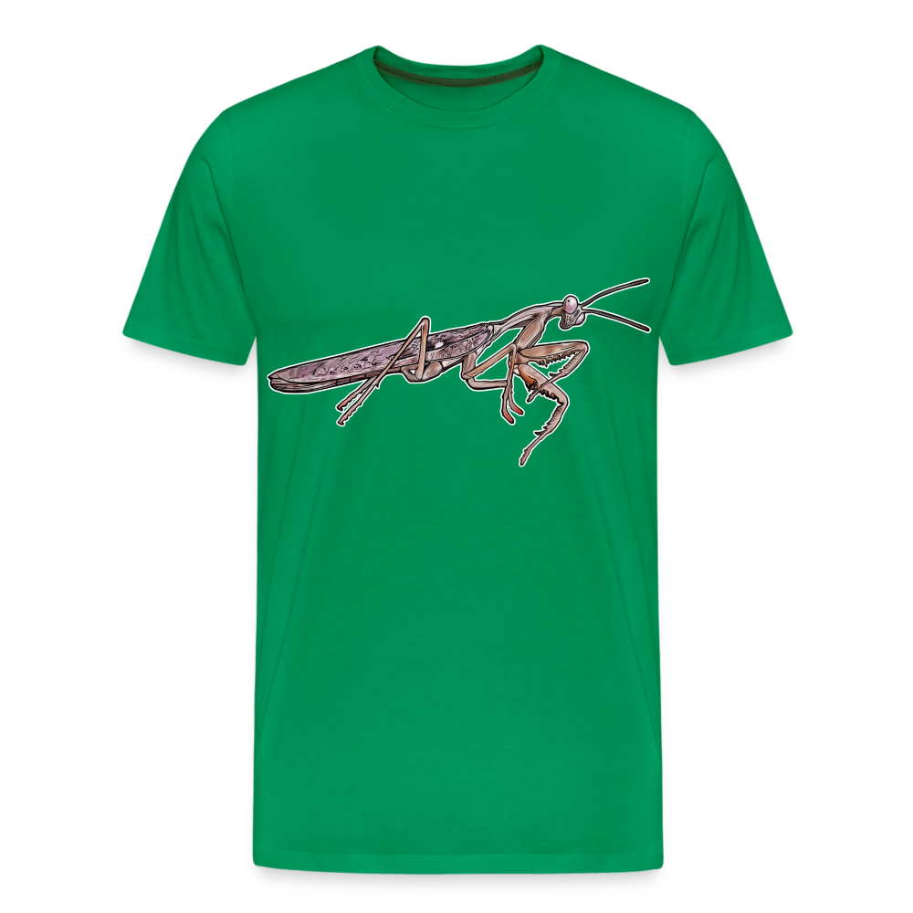 Männer Basic T-Shirt Rhombodera kirbyi Male - Kelly Green