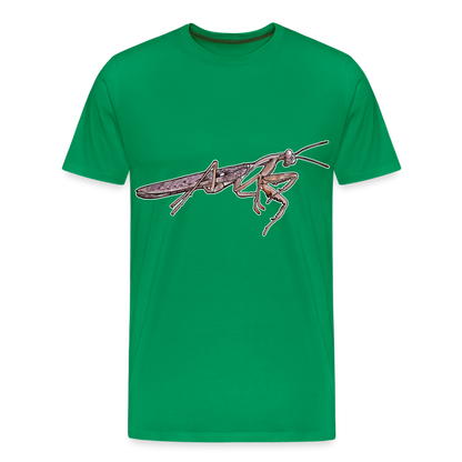 Männer Basic T-Shirt Rhombodera kirbyi Male - Kelly Green