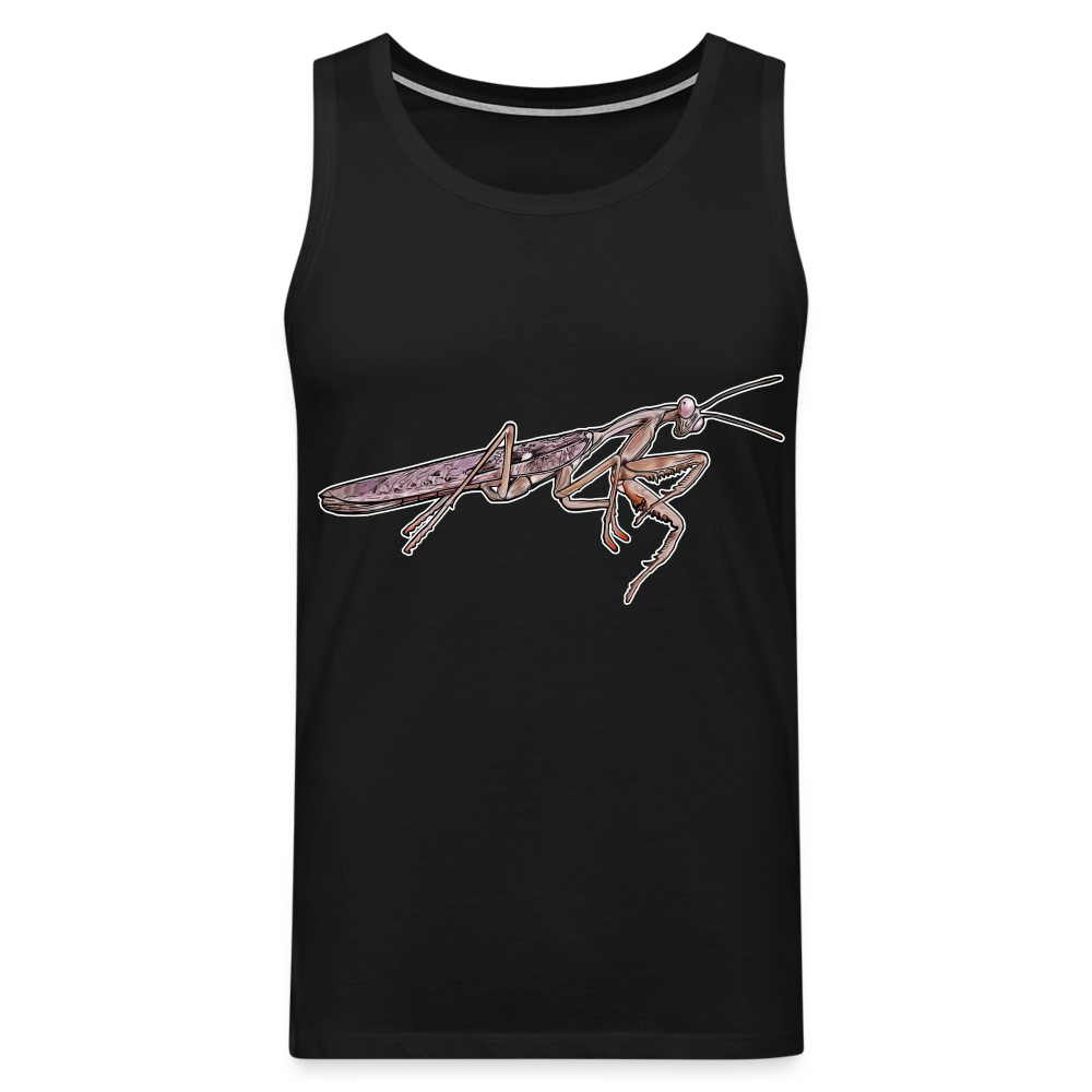 Männer Tank Top Rhombodera kirbyi Male - Schwarz