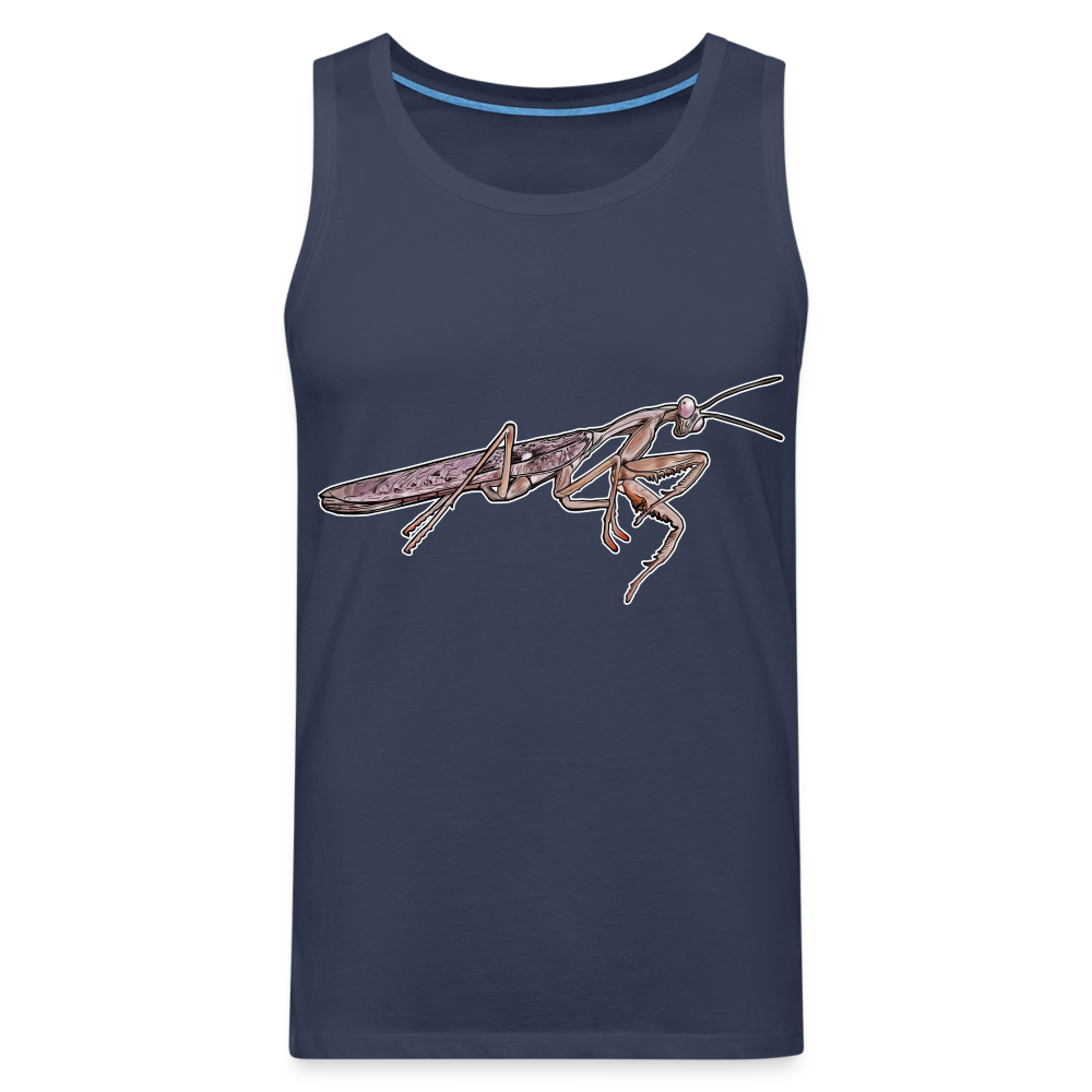 Männer Tank Top Rhombodera kirbyi Male - Navy