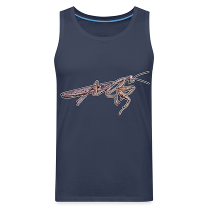 Männer Tank Top Rhombodera kirbyi Male - Navy
