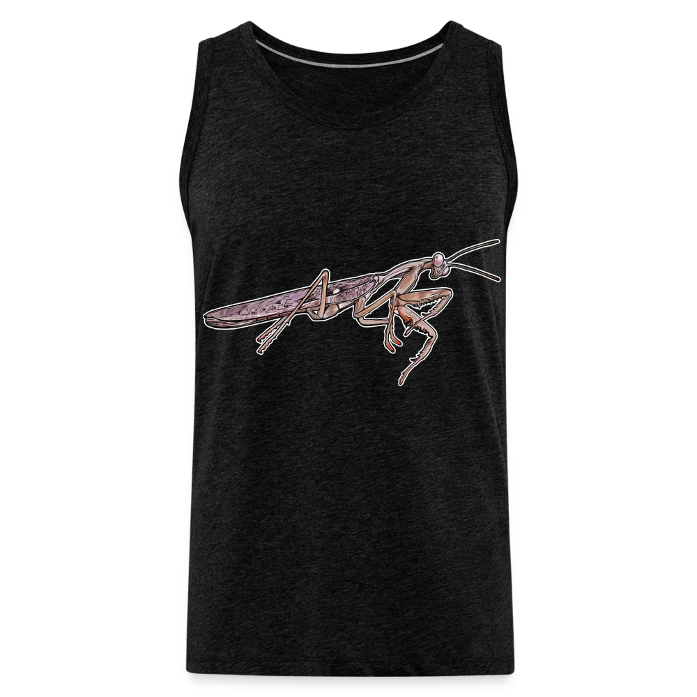 Männer Tank Top Rhombodera kirbyi Male - Anthrazit