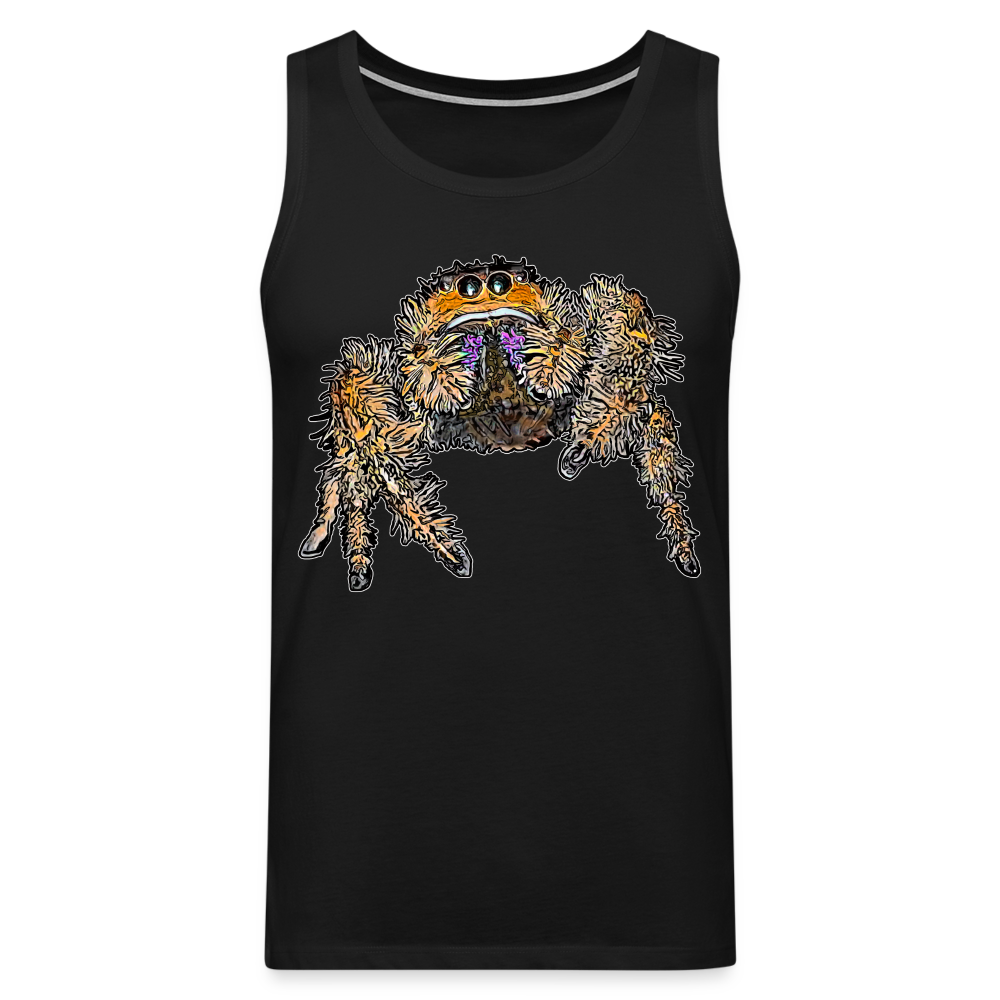 Männer Tank Top Phidippus regius Everglades female - Schwarz