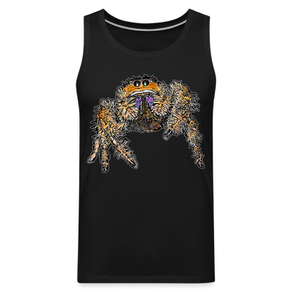 Männer Tank Top Phidippus regius Everglades female - Schwarz