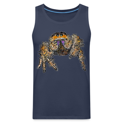 Männer Tank Top Phidippus regius Everglades female - Navy