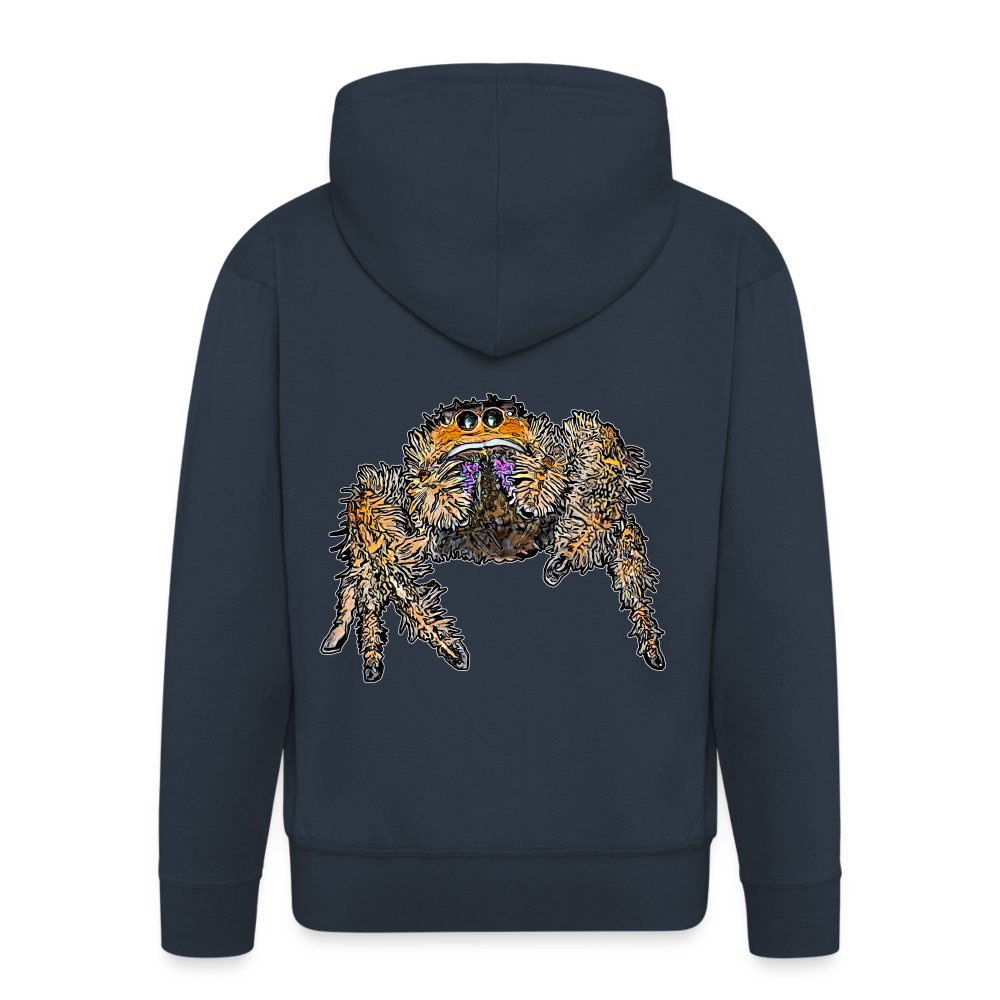 Männer Zip-Hoodie Phidippus regius Everglades female - Navy