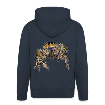 Männer Zip-Hoodie Phidippus regius Everglades female - Navy