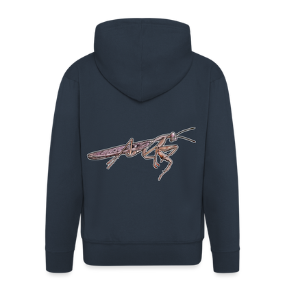 Männer Zip-Hoodie Rhombodera kirbyi - Navy