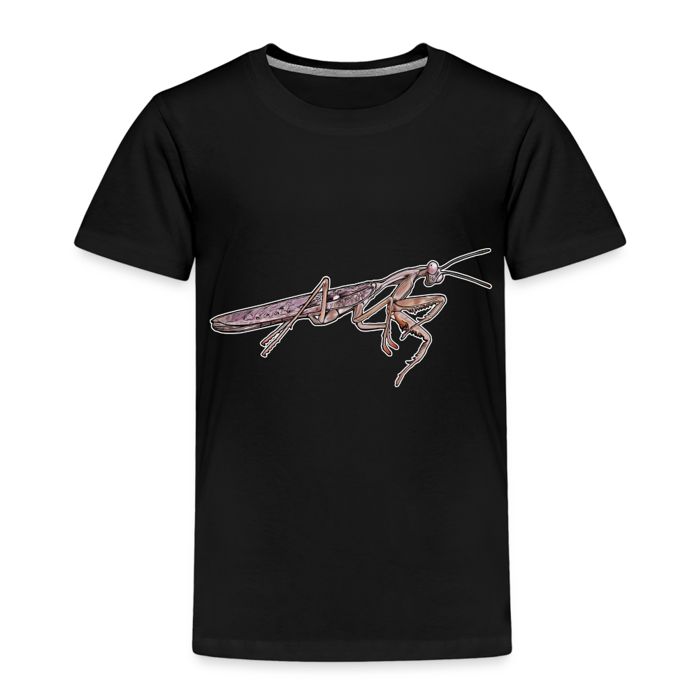 Kinder Basic T-Shirt Rhombodera kirbyi Male - Schwarz