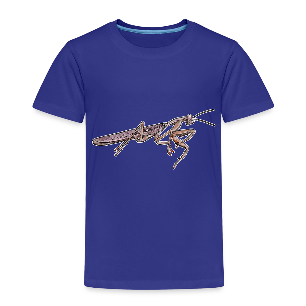 Kinder Basic T-Shirt Rhombodera kirbyi Male - Königsblau