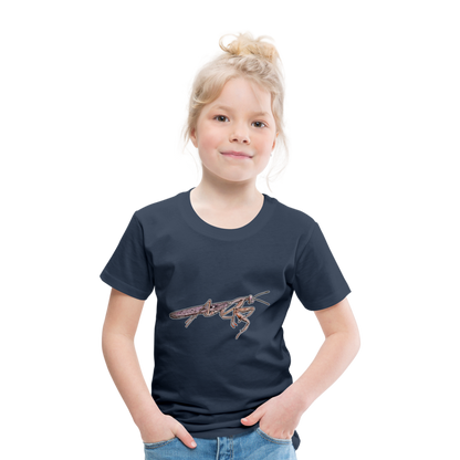 Kinder Basic T-Shirt Rhombodera kirbyi Male - Navy